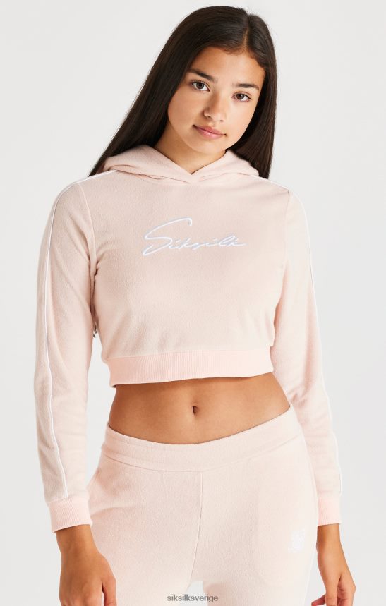 flickor SikSilk signatur handduk beskuren huva - rosa kläder 02V424334