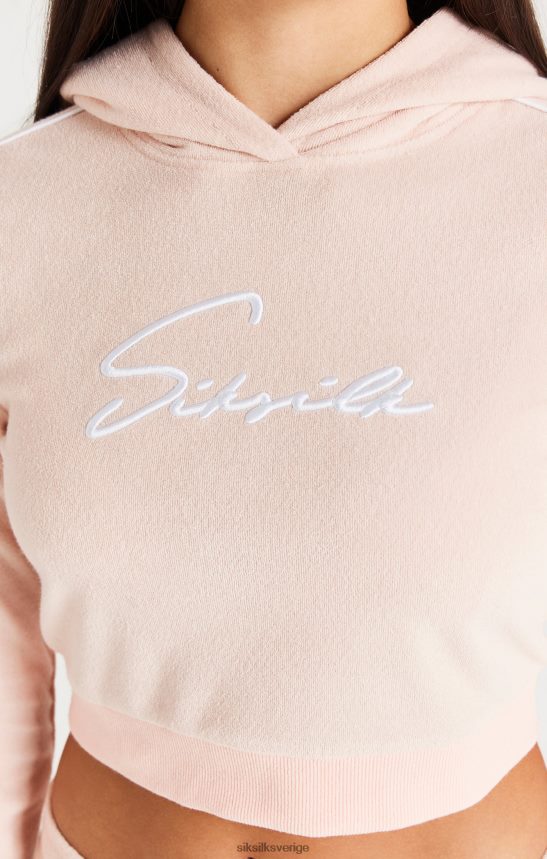 flickor SikSilk signatur handduk beskuren huva - rosa kläder 02V424334