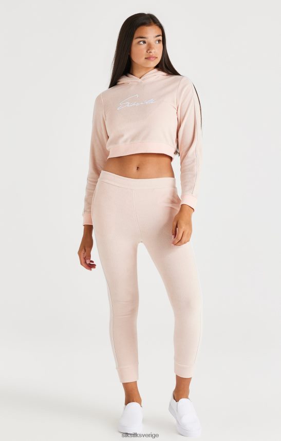 flickor SikSilk signatur handduk beskuren huva - rosa kläder 02V424334
