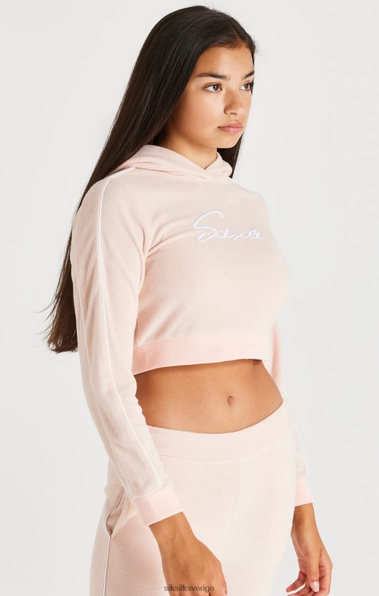 flickor SikSilk signatur handduk beskuren huva - rosa kläder 02V424334