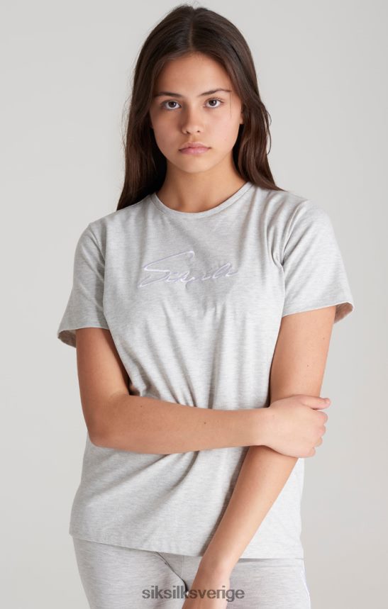 flickor SikSilk grå märgel signatur pojkvän t-shirt kläder 02V424322