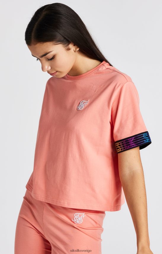 flickor SikSilk koralltejpad t-shirt kläder 02V424326