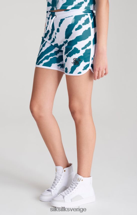 flickor SikSilk vit tie dye kort kläder 02V424358