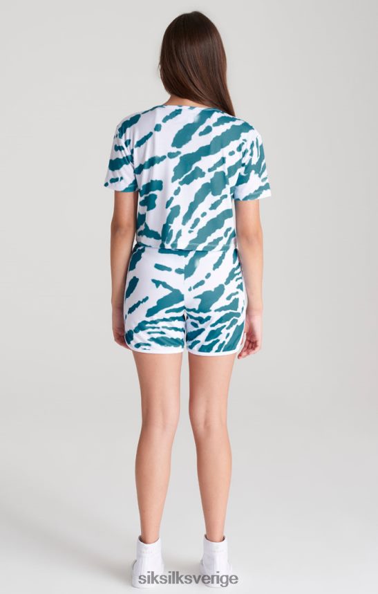 flickor SikSilk vit tie dye kort kläder 02V424358