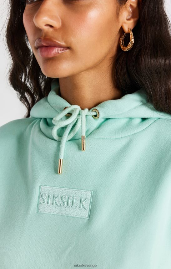 kvinnor SikSilk mint deluxe oversize hoodie kläder 02V424164