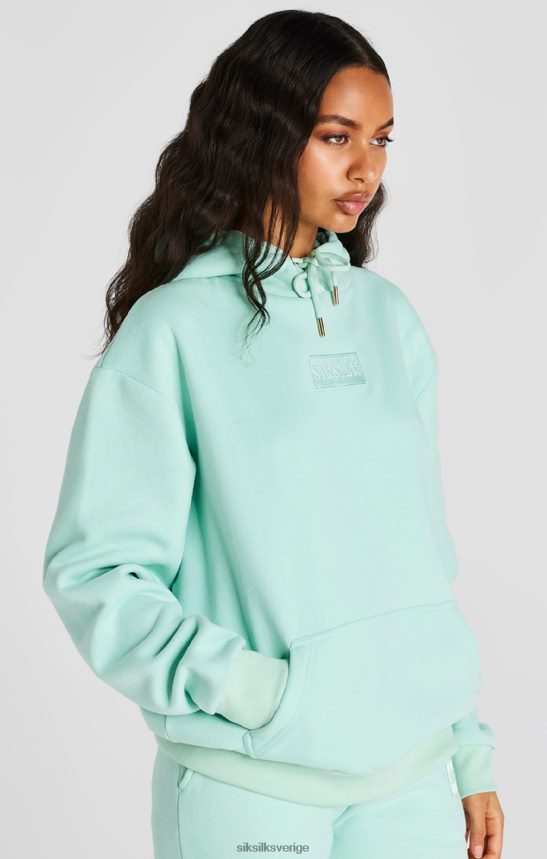 kvinnor SikSilk mint deluxe oversize hoodie kläder 02V424164