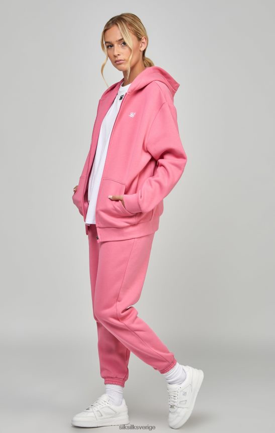 kvinnor SikSilk rosa oumbärlig dragkedja kläder 02V424102