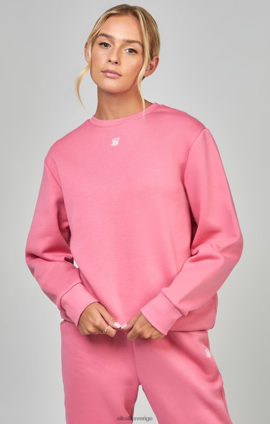kvinnor SikSilk rosa oumbärlig sweatshirt kläder 02V424103