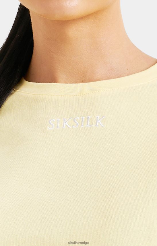kvinnor SikSilk citron repeat logotyp t-shirt kläder 02V42470