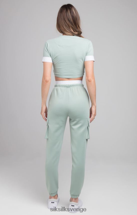 kvinnor SikSilk grön t-shirt kläder 02V42446