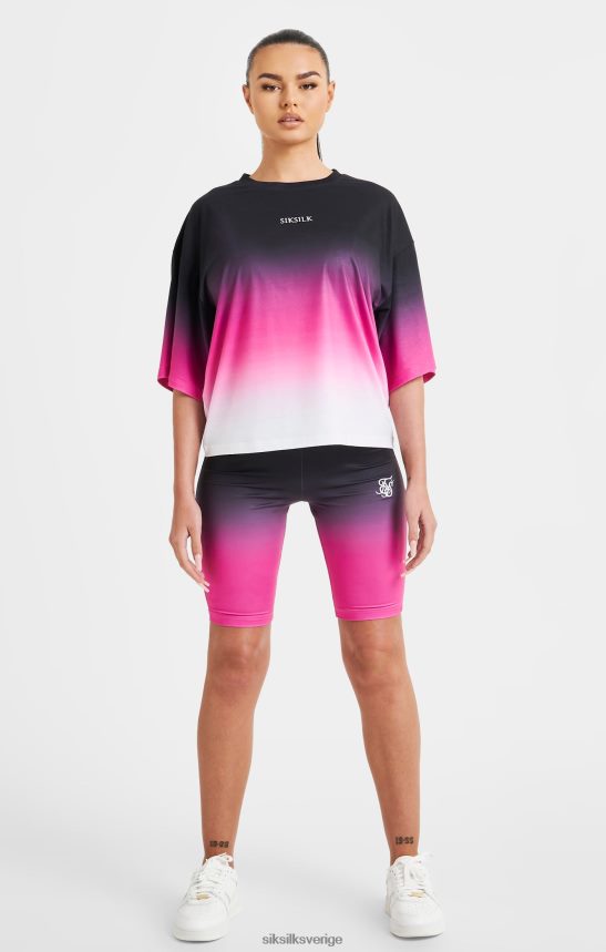 kvinnor SikSilk rosa blekna t-shirt kläder 02V42456