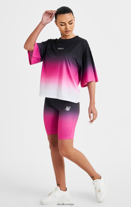 kvinnor SikSilk rosa blekna t-shirt kläder 02V42456