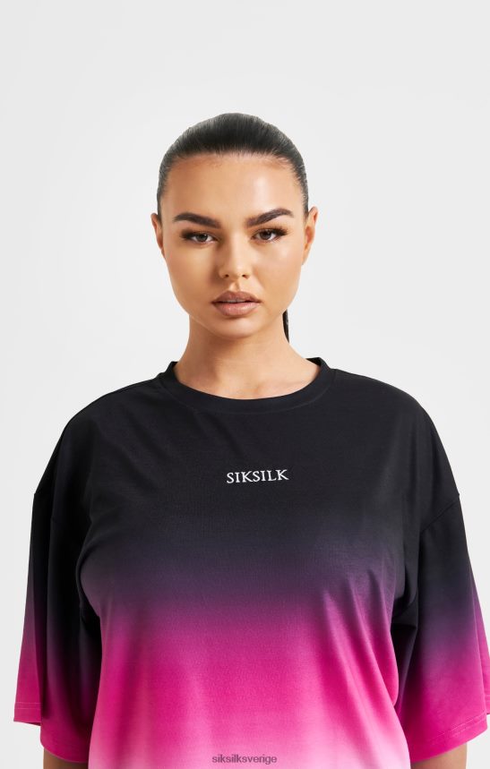 kvinnor SikSilk rosa blekna t-shirt kläder 02V42456