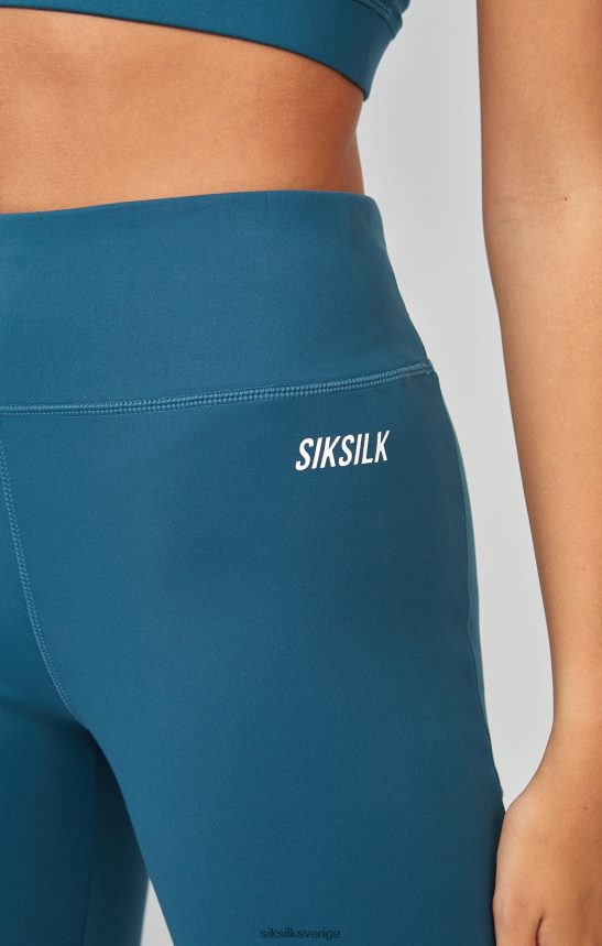 kvinnor SikSilk blågrön legging för sportartiklar kläder 02V424172