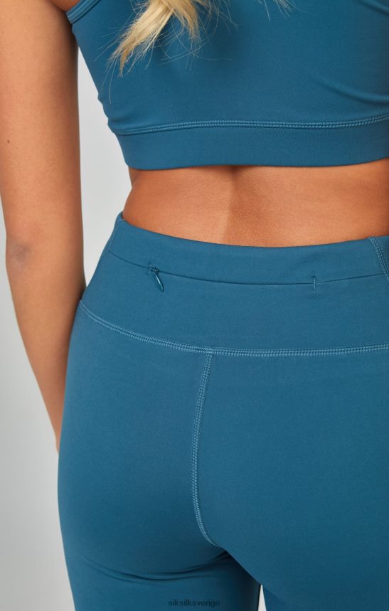 kvinnor SikSilk blågrön legging för sportartiklar kläder 02V424172