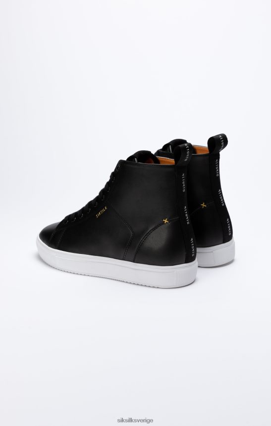 kvinnor SikSilk svart klassisk high-top trainer Skodon 02V424260