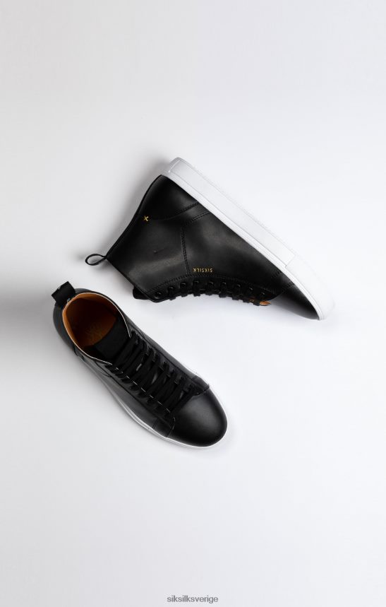kvinnor SikSilk svart klassisk high-top trainer Skodon 02V424260