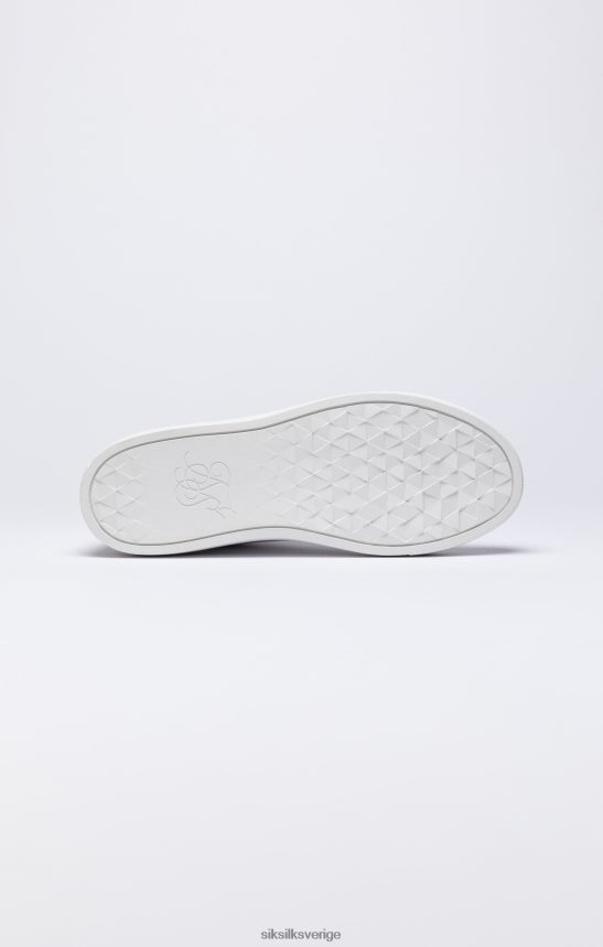 kvinnor SikSilk vit klassisk high-top trainer Skodon 02V424257