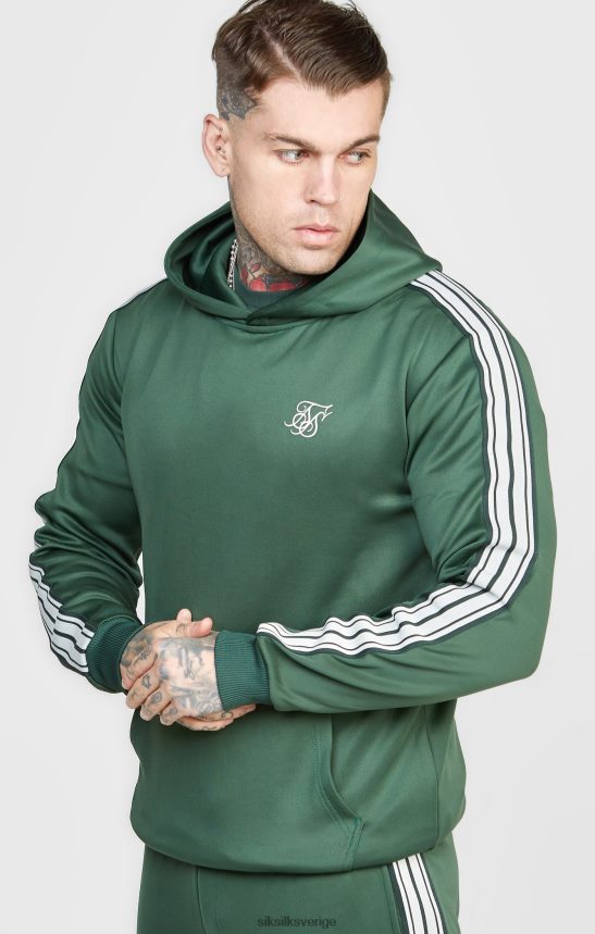 män SikSilk grön smart overhead hoodie kläder 02V424434