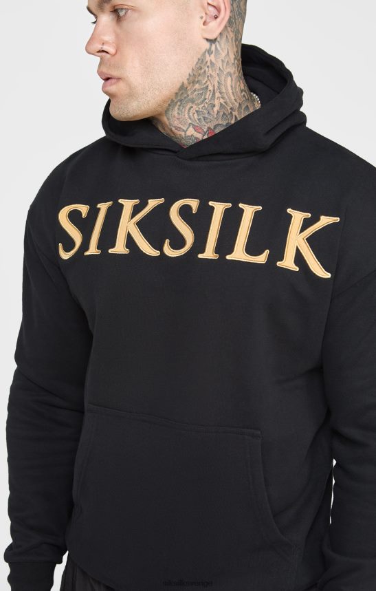 män SikSilk hoodie i guldapplikation kläder 02V424436