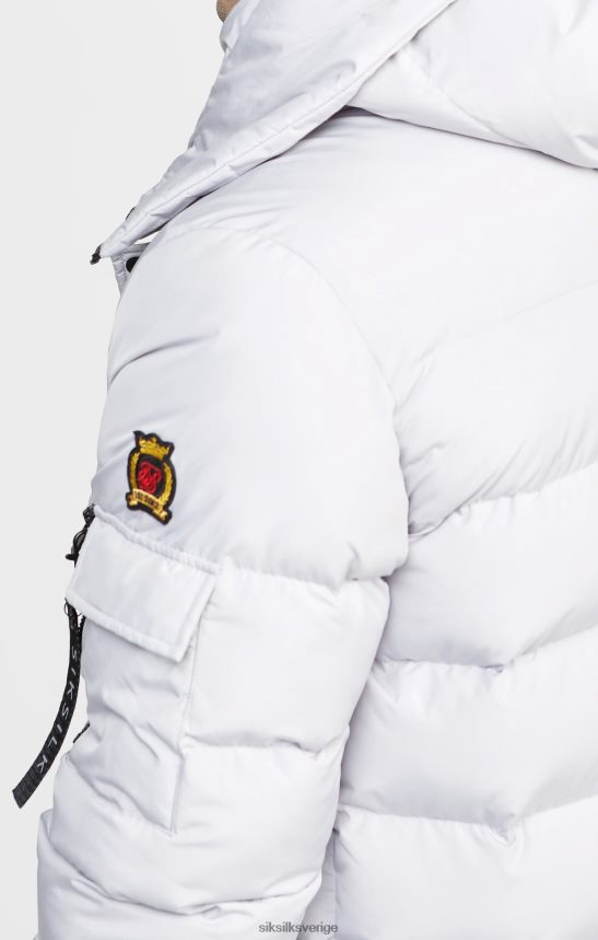 män SikSilk grå parkasjacka kläder 02V424487