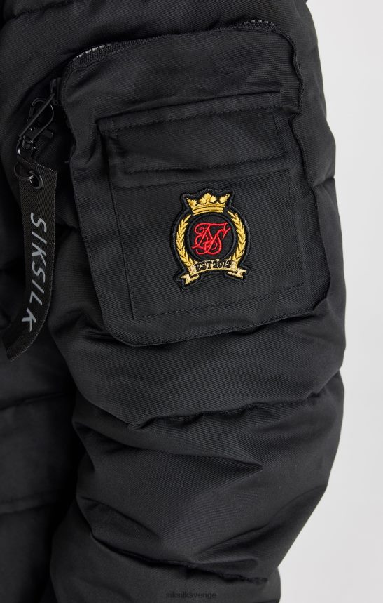 män SikSilk svart bomberjacka kläder 02V424483