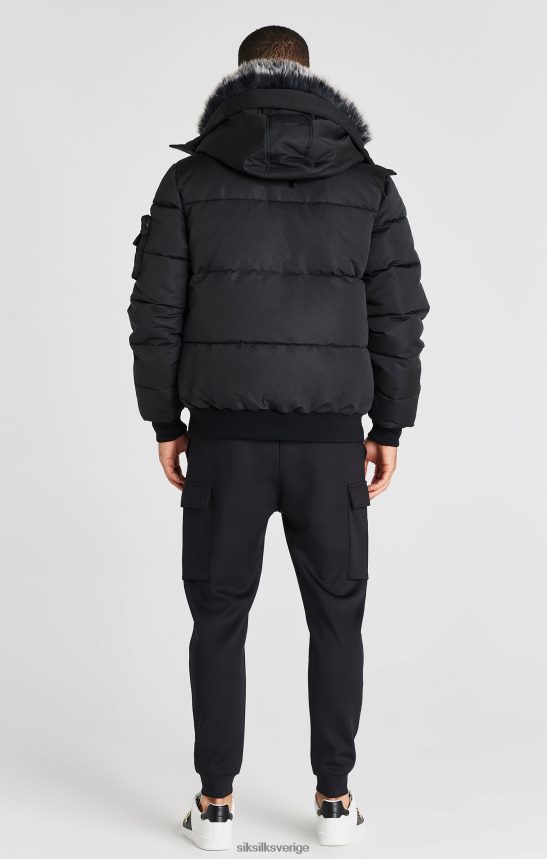 män SikSilk svart bomberjacka kläder 02V424483