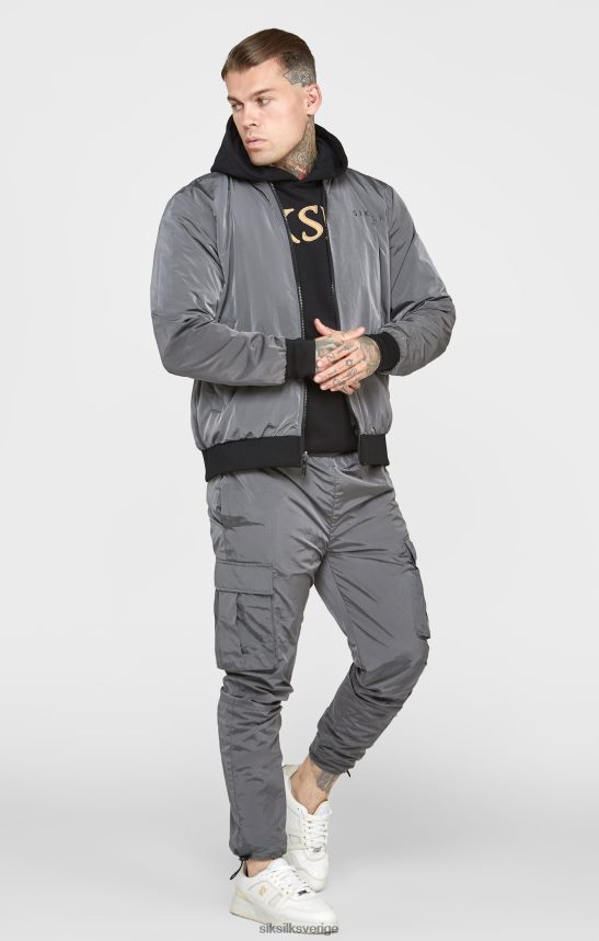 män SikSilk svart reversibel bombplan kläder 02V424502