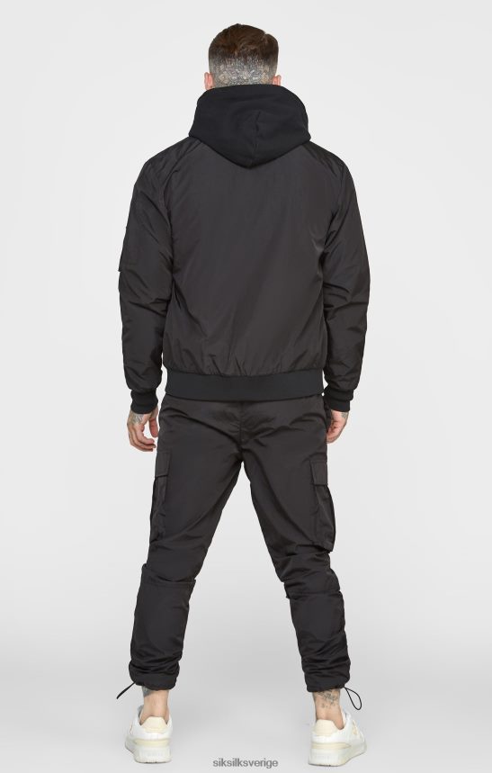 män SikSilk svart reversibel bombplan kläder 02V424502