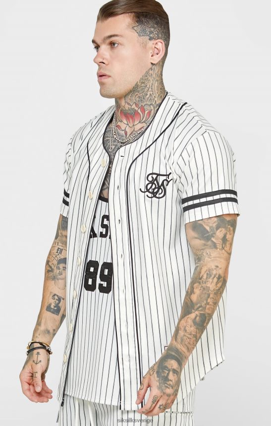 män SikSilk beige baseballtröja kläder 02V424391
