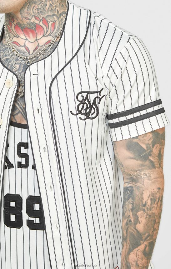 män SikSilk beige baseballtröja kläder 02V424391