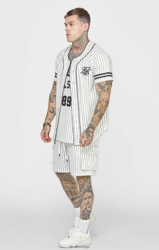 män SikSilk beige baseballtröja kläder 02V424391