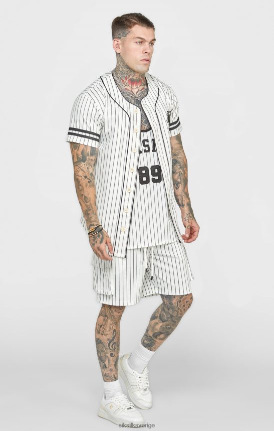 män SikSilk beige baseballtröja kläder 02V424391