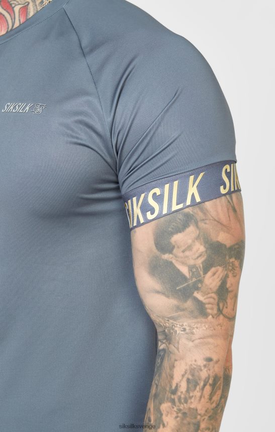 män SikSilk kol sport tech t-shirt kläder 02V424365