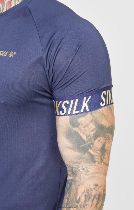 män SikSilk marin sport t-shirt kläder 02V424371