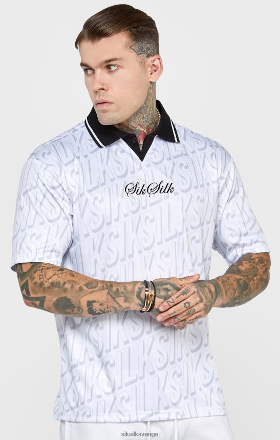 män SikSilk vit fotbollströja kläder 02V424380