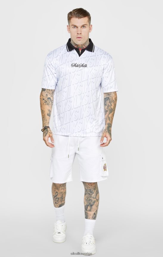 män SikSilk vit fotbollströja kläder 02V424380