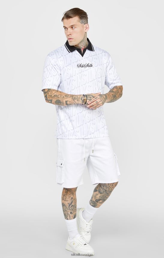 män SikSilk vit fotbollströja kläder 02V424380