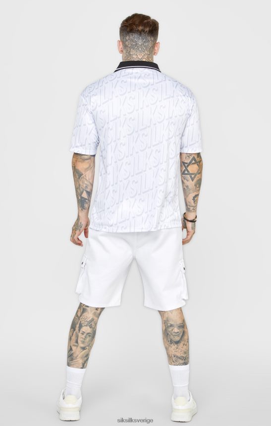 män SikSilk vit fotbollströja kläder 02V424380