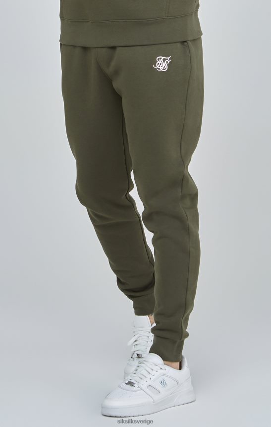 män SikSilk Jogger med manschetter i khaki kläder 02V424518