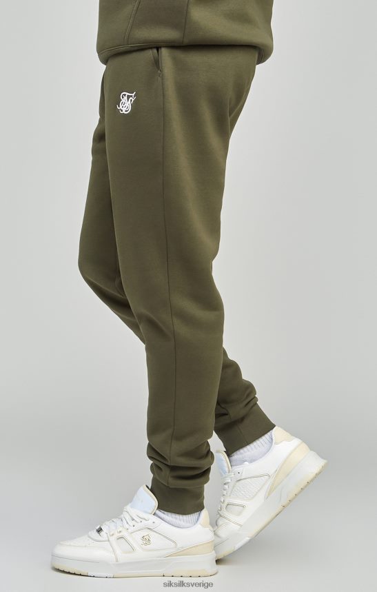 män SikSilk Jogger med manschetter i khaki kläder 02V424518