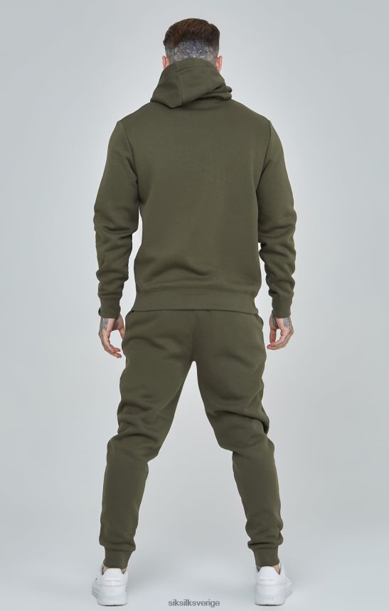 män SikSilk Jogger med manschetter i khaki kläder 02V424518