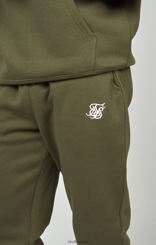 män SikSilk Jogger med manschetter i khaki kläder 02V424518