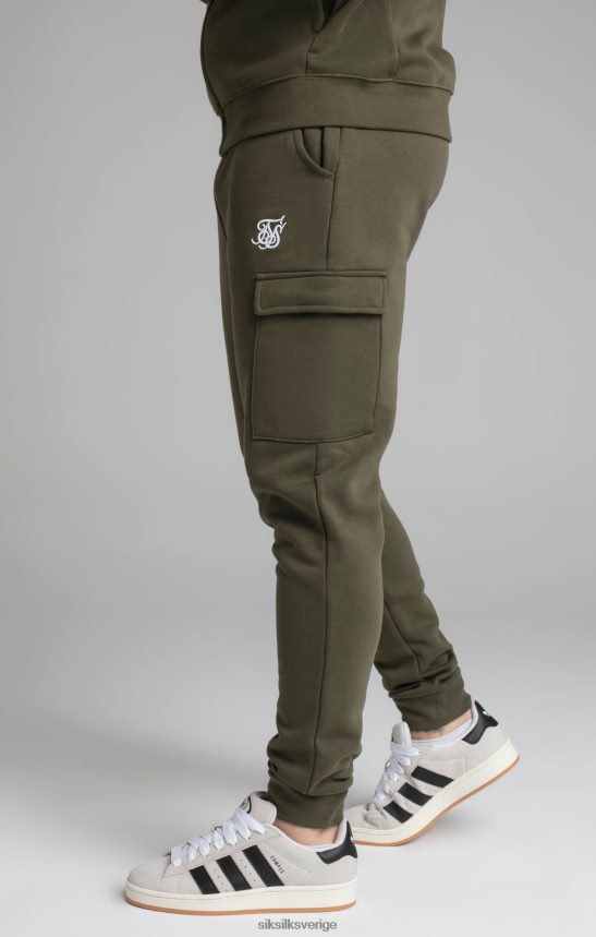 män SikSilk khaki essential cargo jogger kläder 02V424515