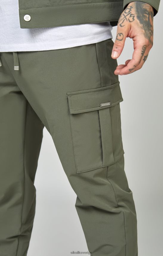 män SikSilk khaki nyttolastjogger kläder 02V424511