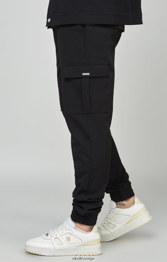 män SikSilk svart jogger för nyttolast kläder 02V424509