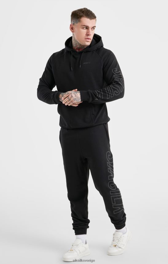 män SikSilk svart sport byxa med avslappnad passform kläder 02V424525