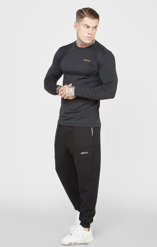 män SikSilk svart sportbyxa kläder 02V424520