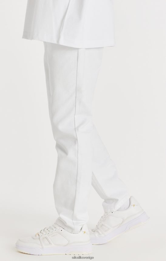män SikSilk vit rakt skuren denim kläder 02V424547
