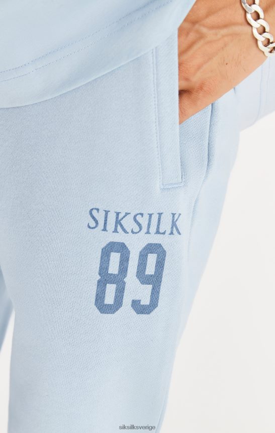 män SikSilk blå jogger med avslappnad passform kläder 02V424536